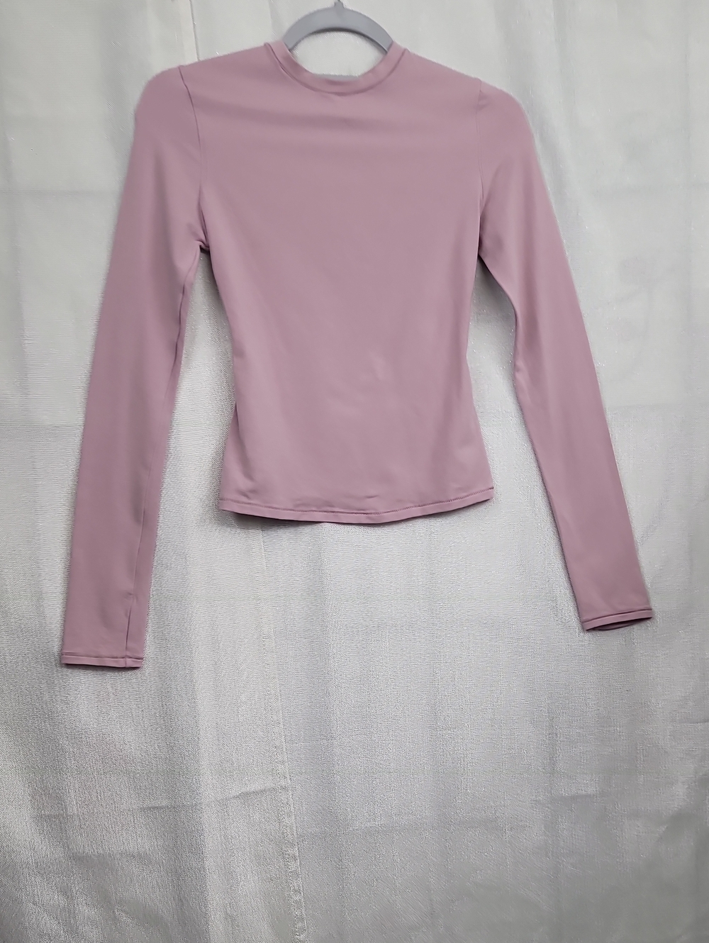 Skims Nwt Cotton Jersey Long Sleeve Tshirt Top in Dusty Pink Size Small